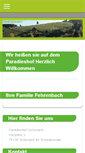 Mobile Screenshot of paradieshof-schonach.de